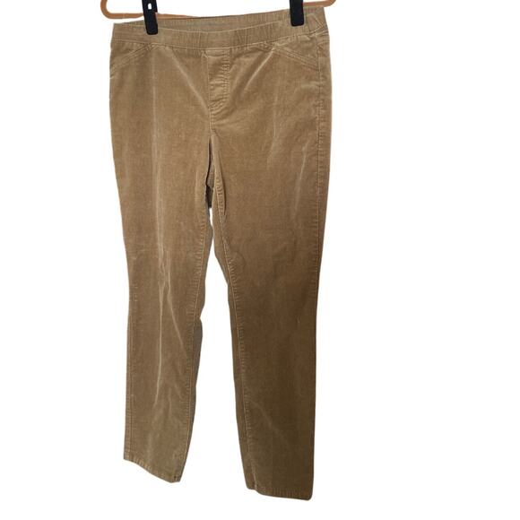 Brown J.Jill Corduroy Pull On Pants Stretchy Small - Picture 1 of 6